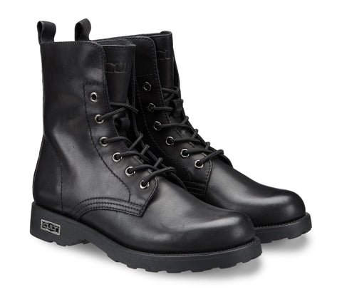 Women's Leather Laced Amphibians with Silver Eyelets