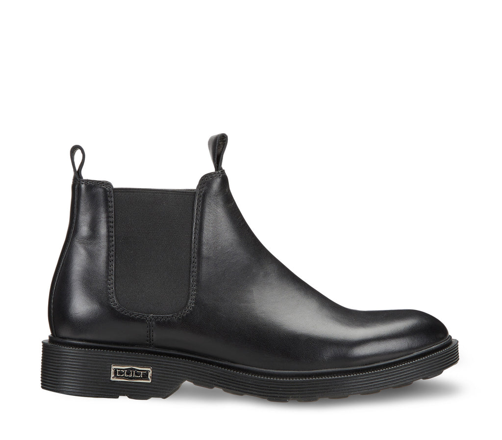 Anfibi Beatle da Uomo in Pelle Nera