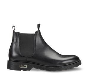 Anfibi Beatle da Uomo in Pelle Nera