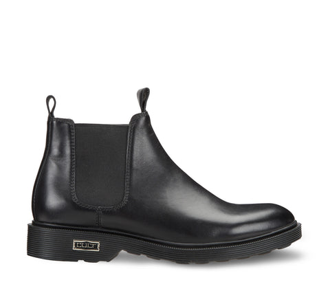 Anfibi Beatle da Uomo in Pelle Nera