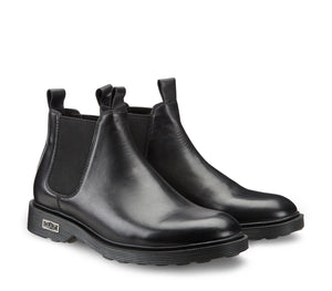 Anfibi Beatle da Uomo in Pelle Nera