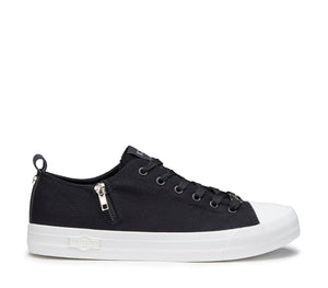 Sneakers da Uomo Basse in Canvas Nere