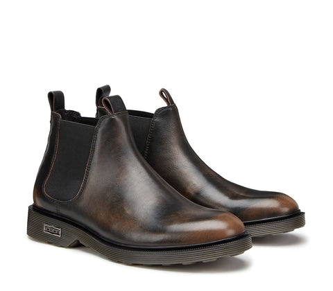 Men's Chelsea Boots in Brown Leather