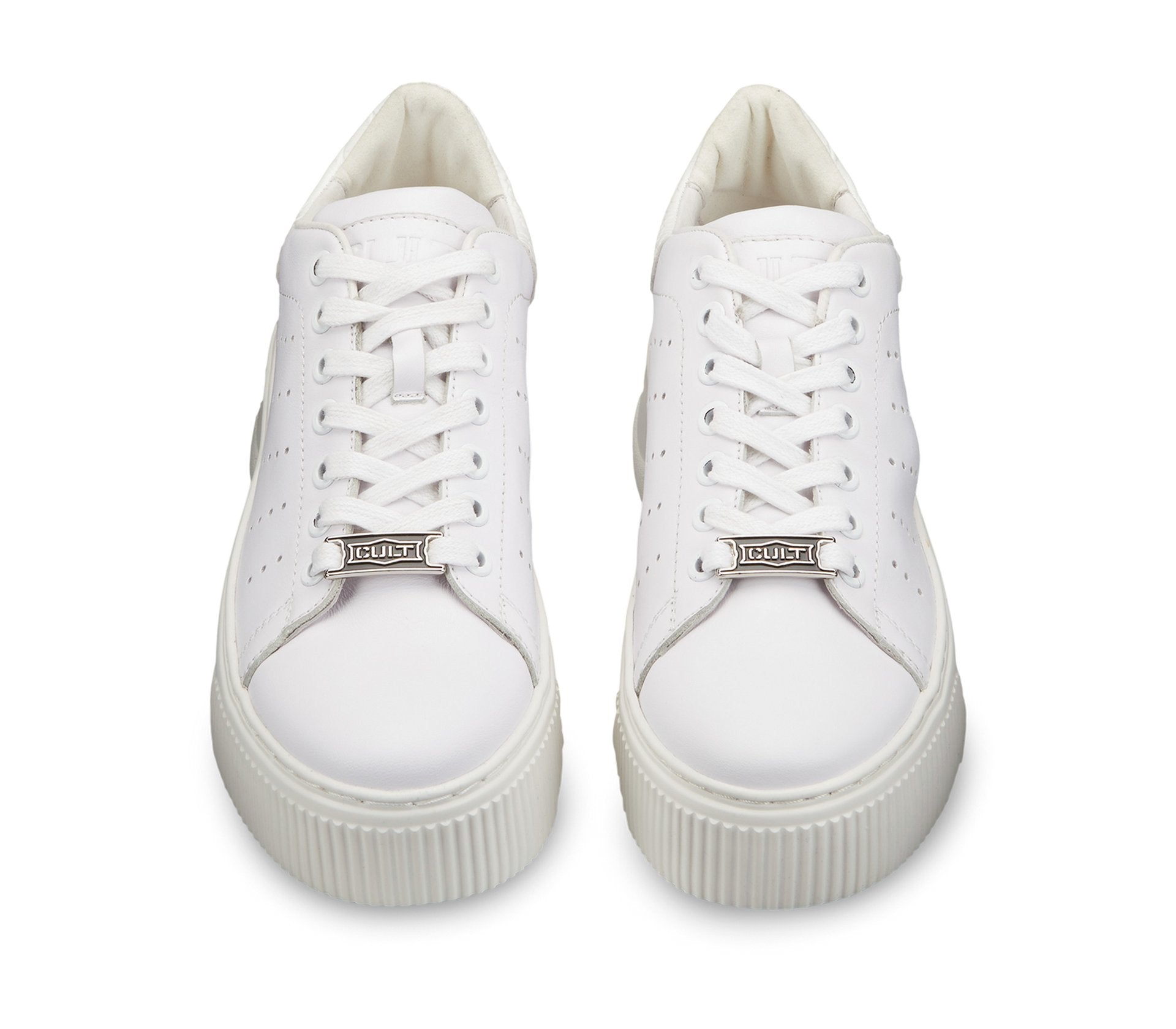 Sneakers da Donna Bianche con Banda a Contrasto
