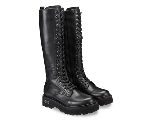 Women's Knee Boots with Laces 