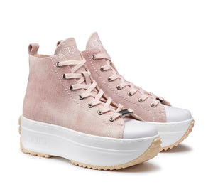 Sneakers Alte Rosa da Donna in Tessuto