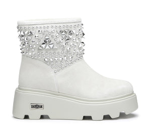 Stivaletto da Donna Sherpa Bianco