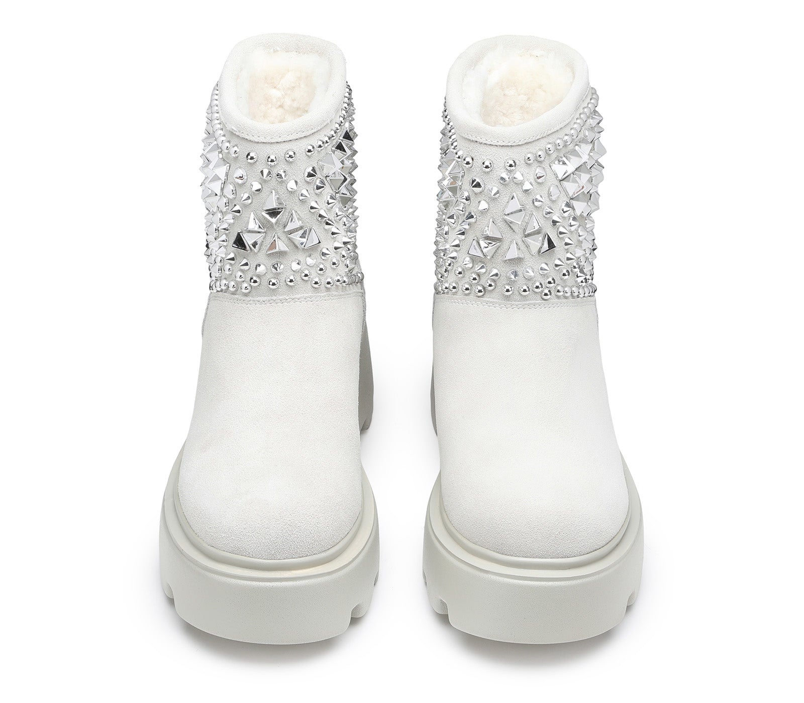 Stivaletto da Donna Sherpa Bianco