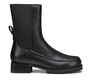 Stivaletti Chelsea da Donna in Pelle Nera